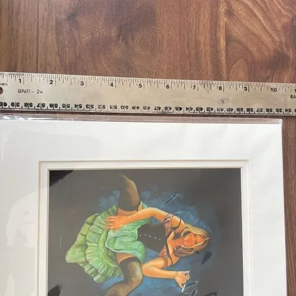 Alaska “good time girl” saloon oil painting 8x10 - Picture 4 of 5